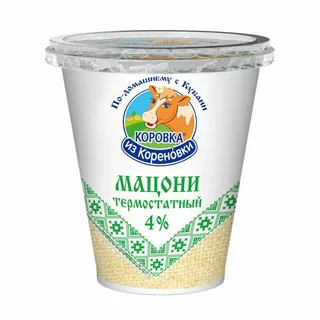 Мацони Термостатный 4% 300г стакан КизК БЗМЖ