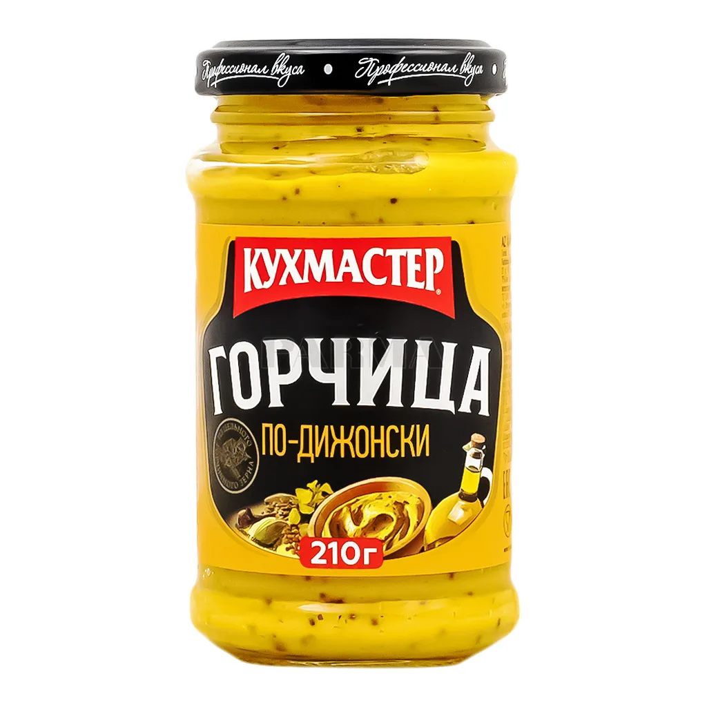 Горчица По-Дижонски 210г с/б КУХМАСТЕР