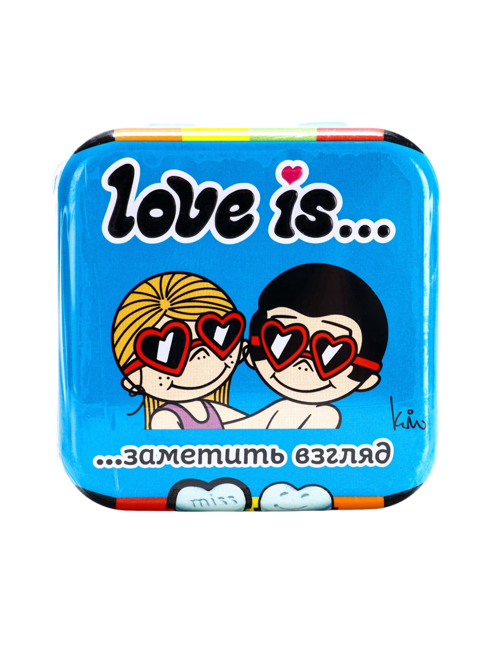 Освежающие конфеты LOVE IS со вкусом арбуза 20г ж/б 