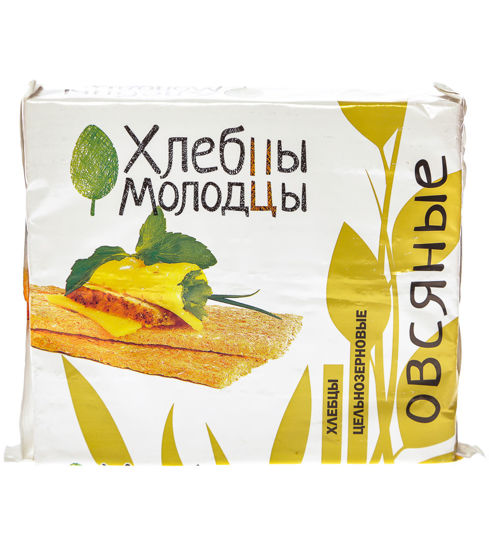 Хлебцы Молодцы Овсяные 100г ЗАО Молодец