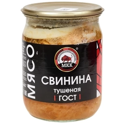 Свинина тушеная 500г в/с ГОСТ с/б МКК Балтийский