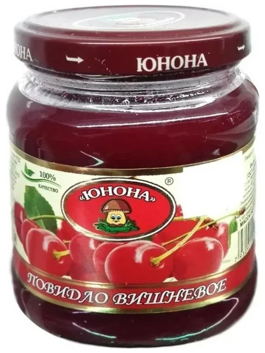 Повидло Вишневое 500г с/б  Юнона