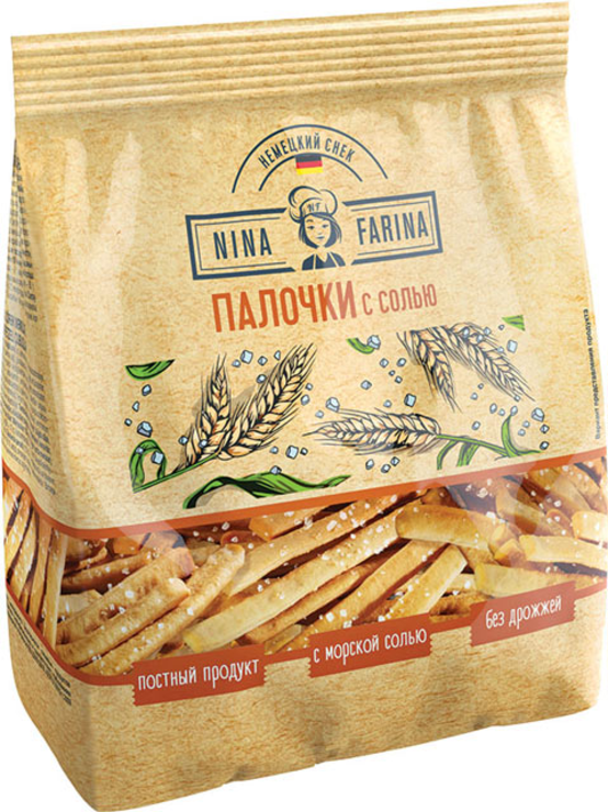 Палочки с солью 145г Nina Farina KDV