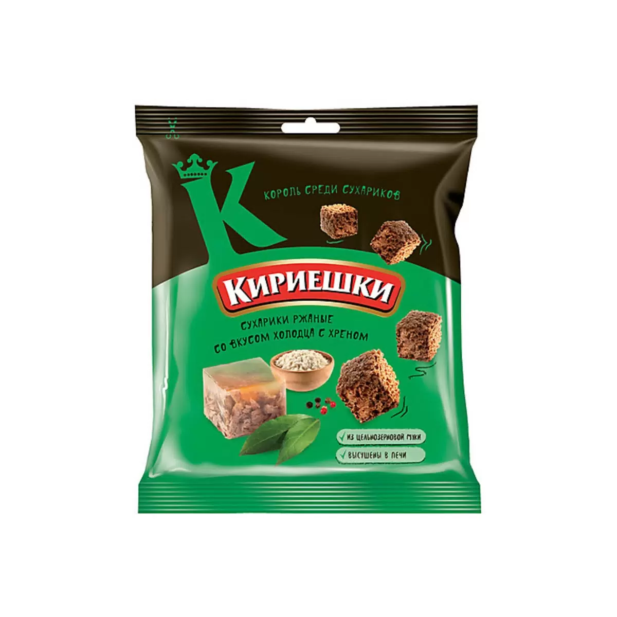 Сухарики рж.Кириешки Холодец с Хреном 40г KDV