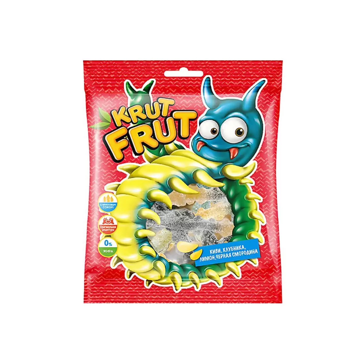 Мармелад жевательный  KRUTFRUT Сороконожки 0,5кг KDV