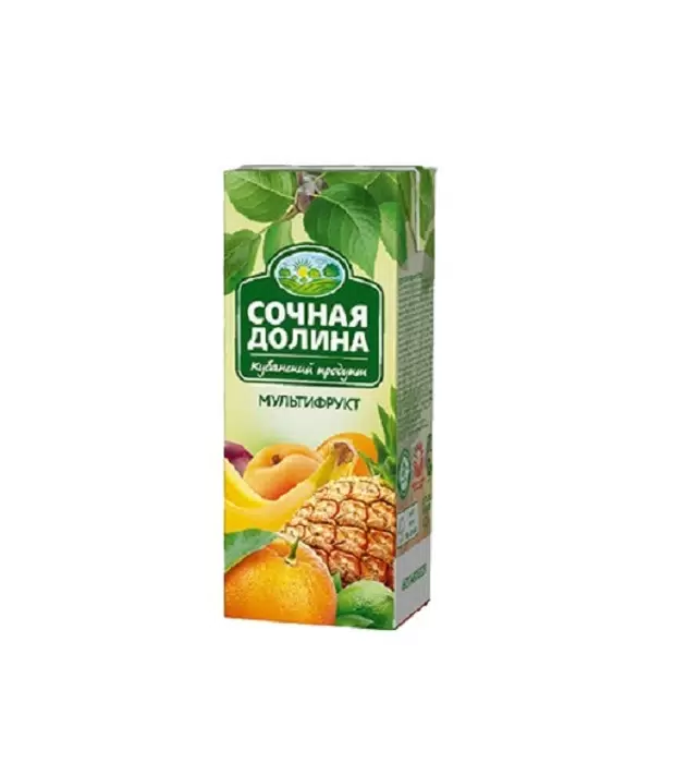 Напиток сокосод. Мультифруктовый  0,2л Сочная Долина