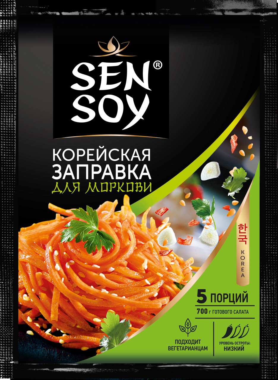 Заправка для Моркови  Корейская 80г пак. Сэнсой