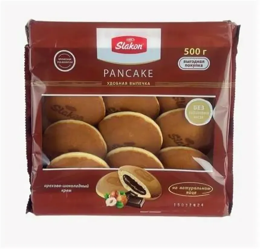 ПАНКЕЙК с орехово-шоколад. нач. 500г Slakon