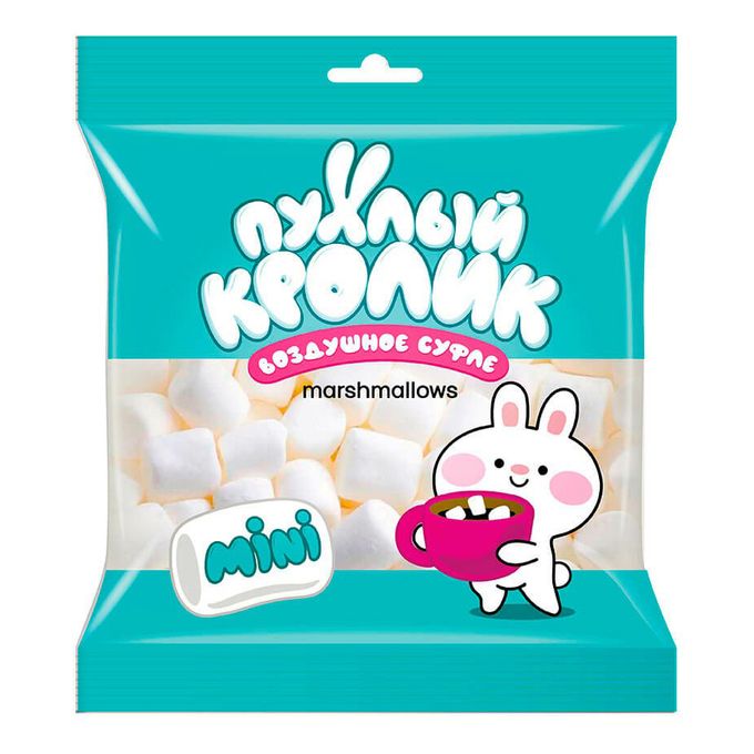 Маршмеллоу Мини вкус пломбира 40г Пухлый Кролик