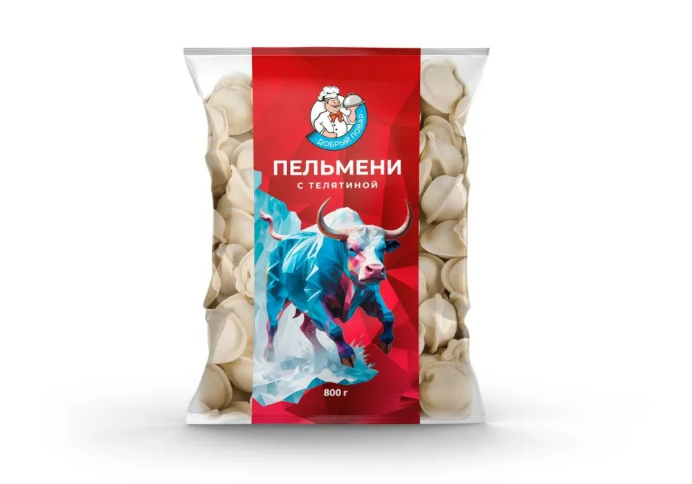 Пельмени С Телятиной 800г Куб.Прод.