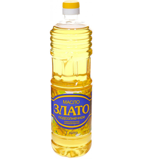 ЗЛАТО Масло подсолнечное 1л.