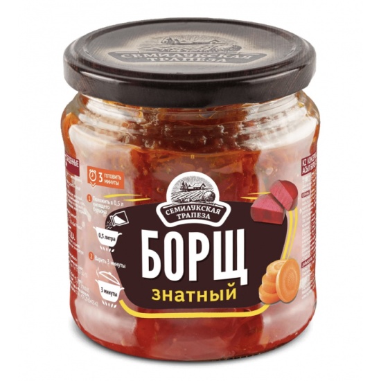 Борщ знатный п/ф 460г с/б  Семилукская трапеза 