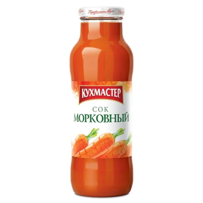 Сок Морковный с мякотью 0,68л с/б Кухмастер