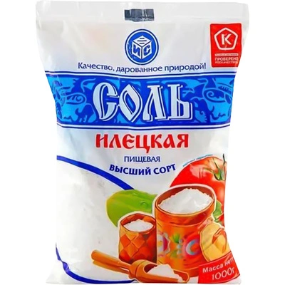 СОЛЬ Илецкая 1кг м/у