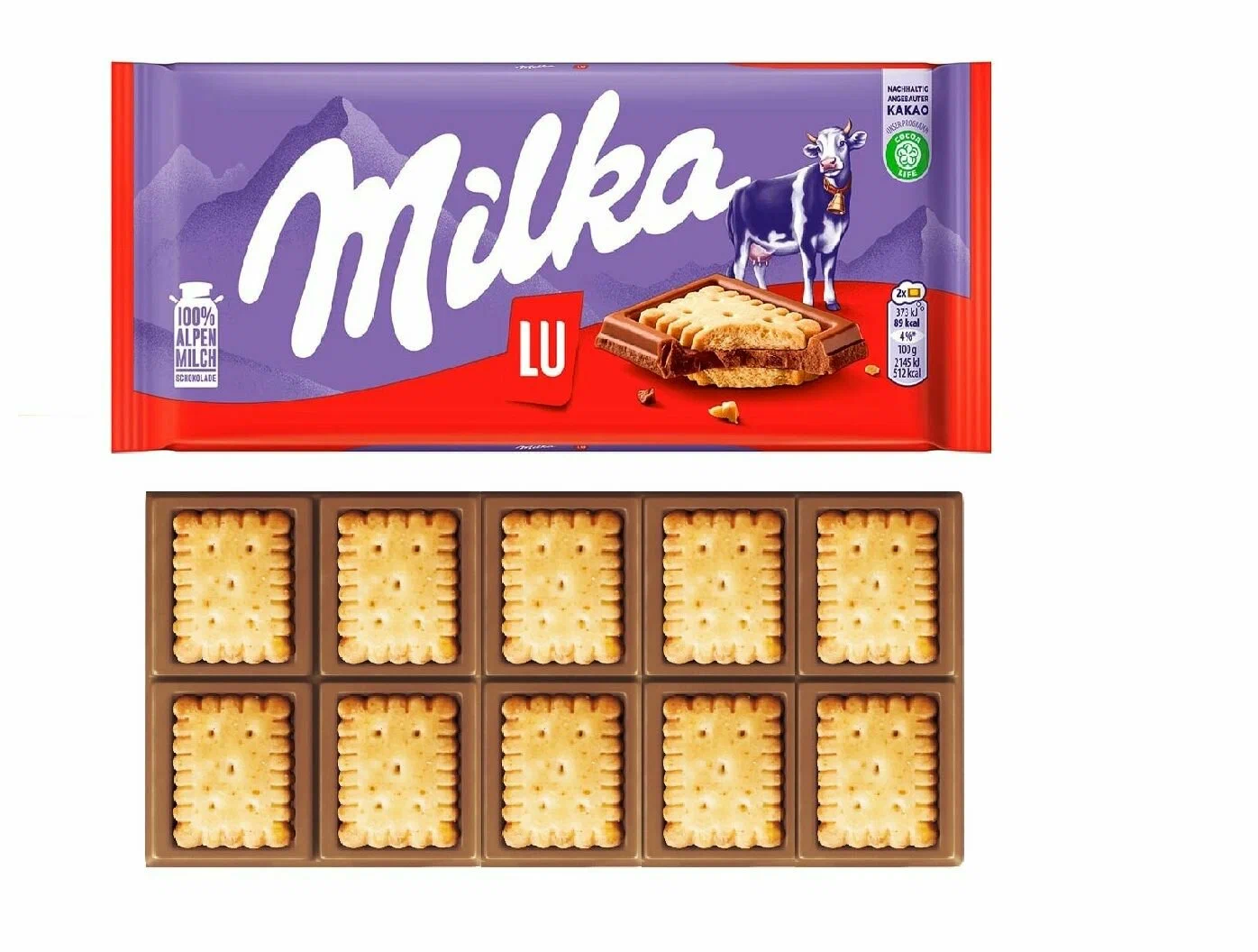 Шоколад MILKA LU 87г