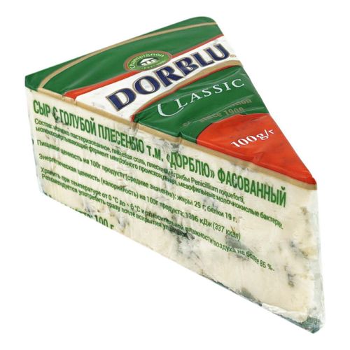 Сыр с голубой плесенью ДОРБЛЮ 50% 100г Аллгой