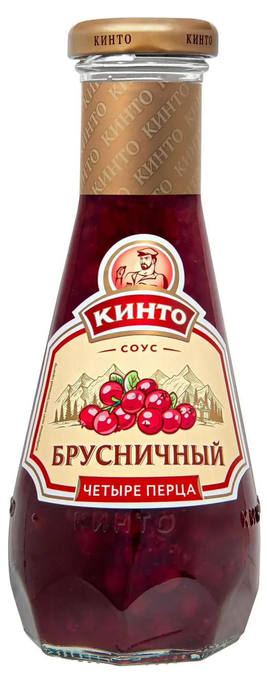 Соус Брусничный 4перца 320г с/б Кинто