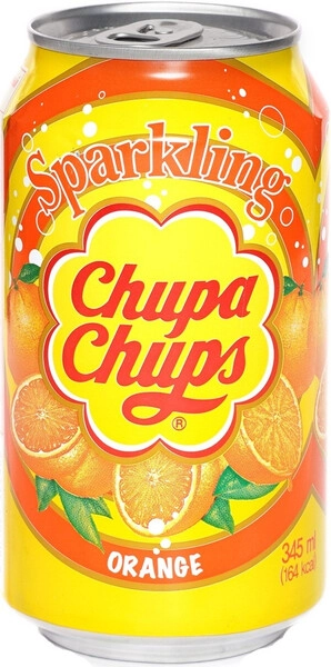 CHUPA CHUPS Напиток газ. Апельсин 0,345л  ж/б