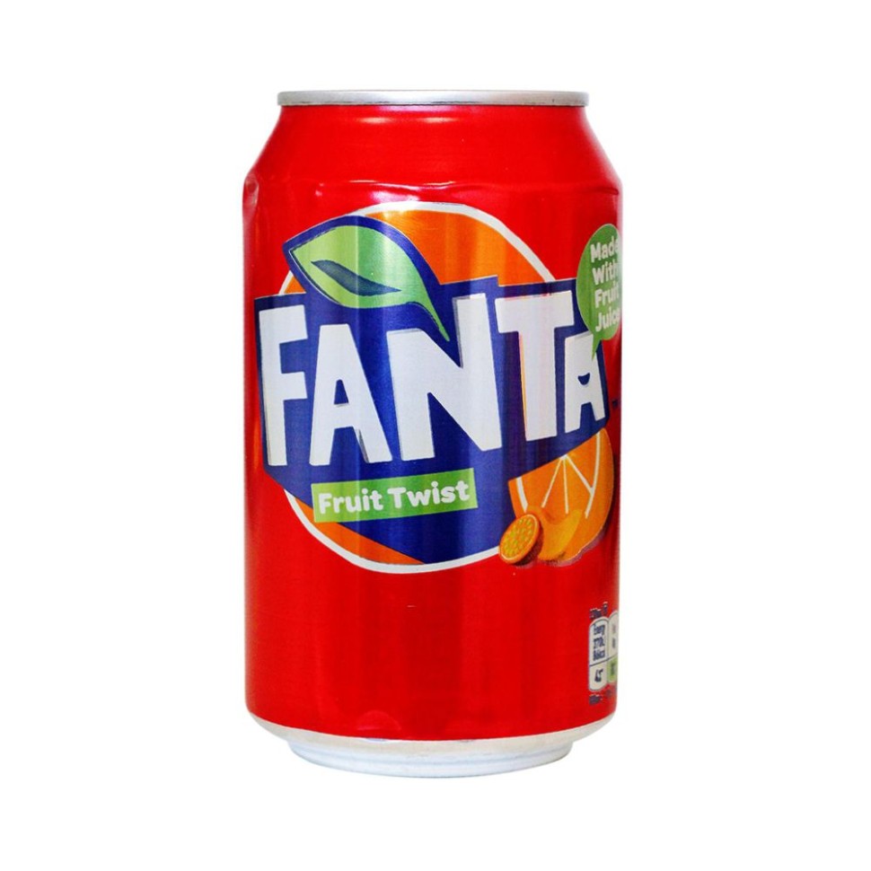 Fanta Fruit Twist 330мл ж/б со вкусом тропических фруктов
