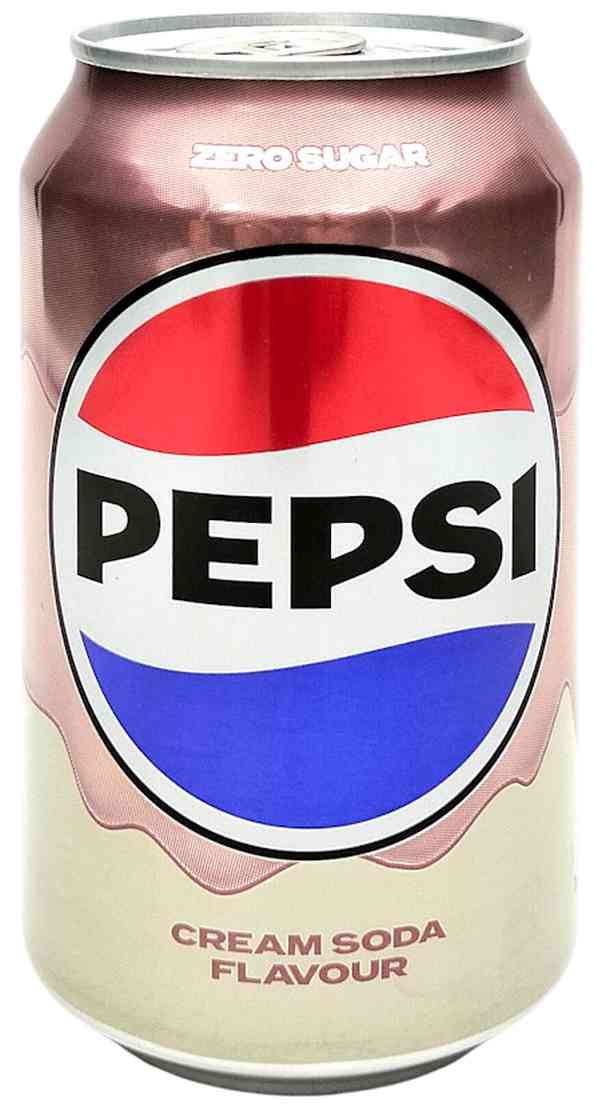 Напиток Pepsi Cream Soda zero sugar 0,33мл ж/б Великобритания
