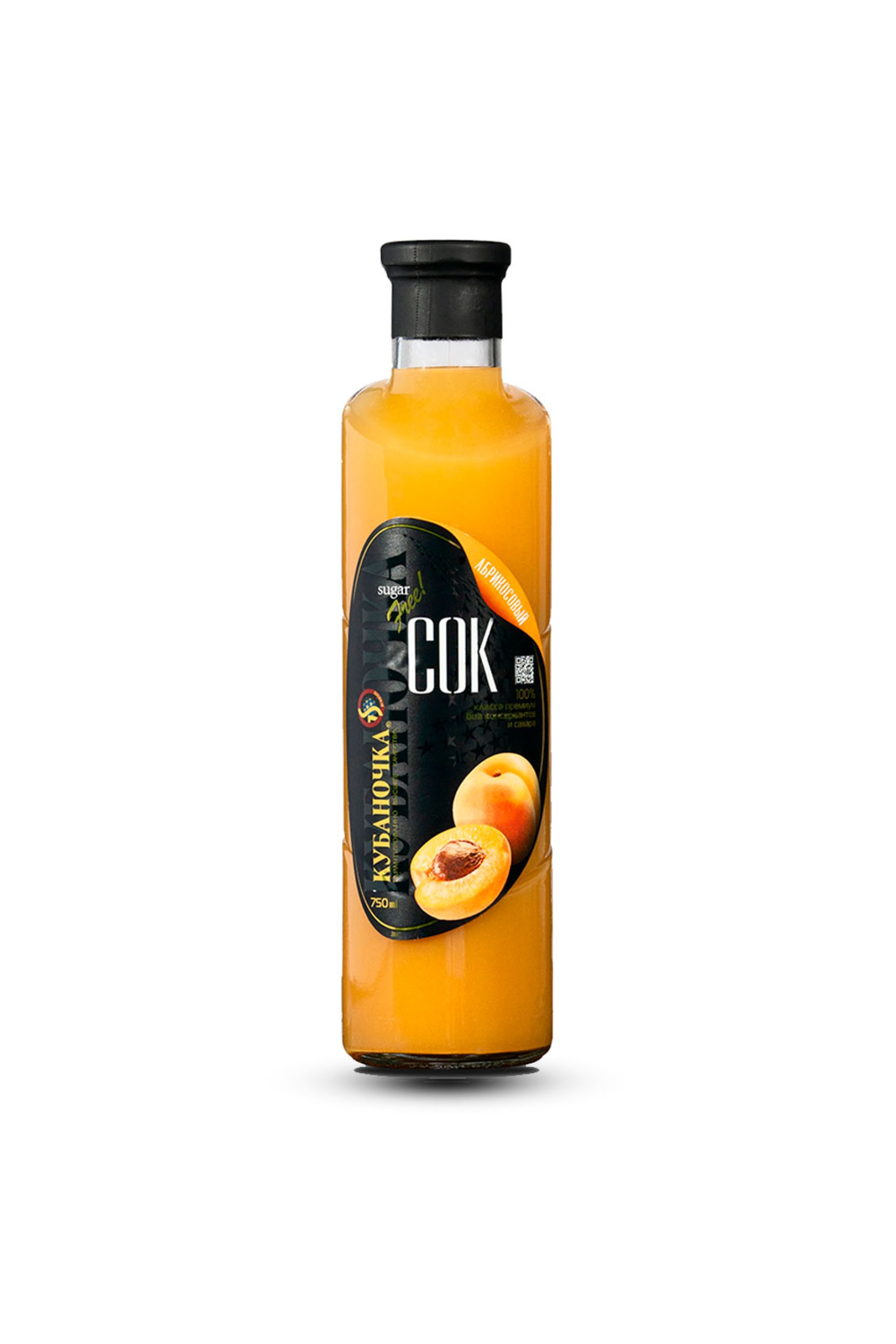 Сок Абрикосовый  с мякотью с/б 0,75л КУБАНОЧКА 
