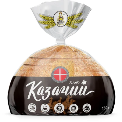 Хлеб Казачий 180г резаный Каравай Кубани            