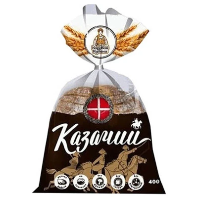 Хлеб Казачий 400г резаный Каравай Кубани            