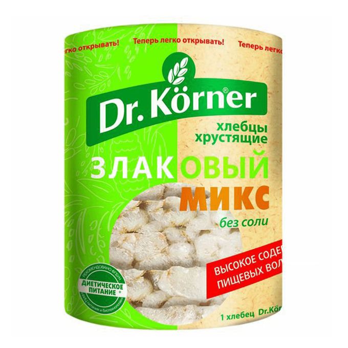 Хлебцы Злаковый микс Dr.Kоrner круглые 90г