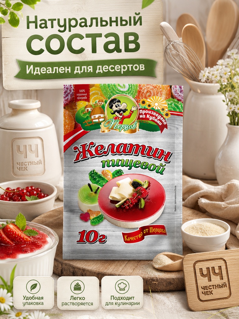 Желатин 10г Перцов