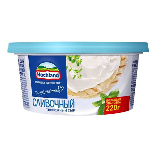 Сыр Творожный Сливочный 220г Хохланд 