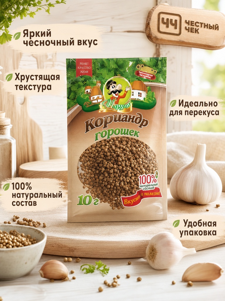 Кориандр горошек 10г Перцов