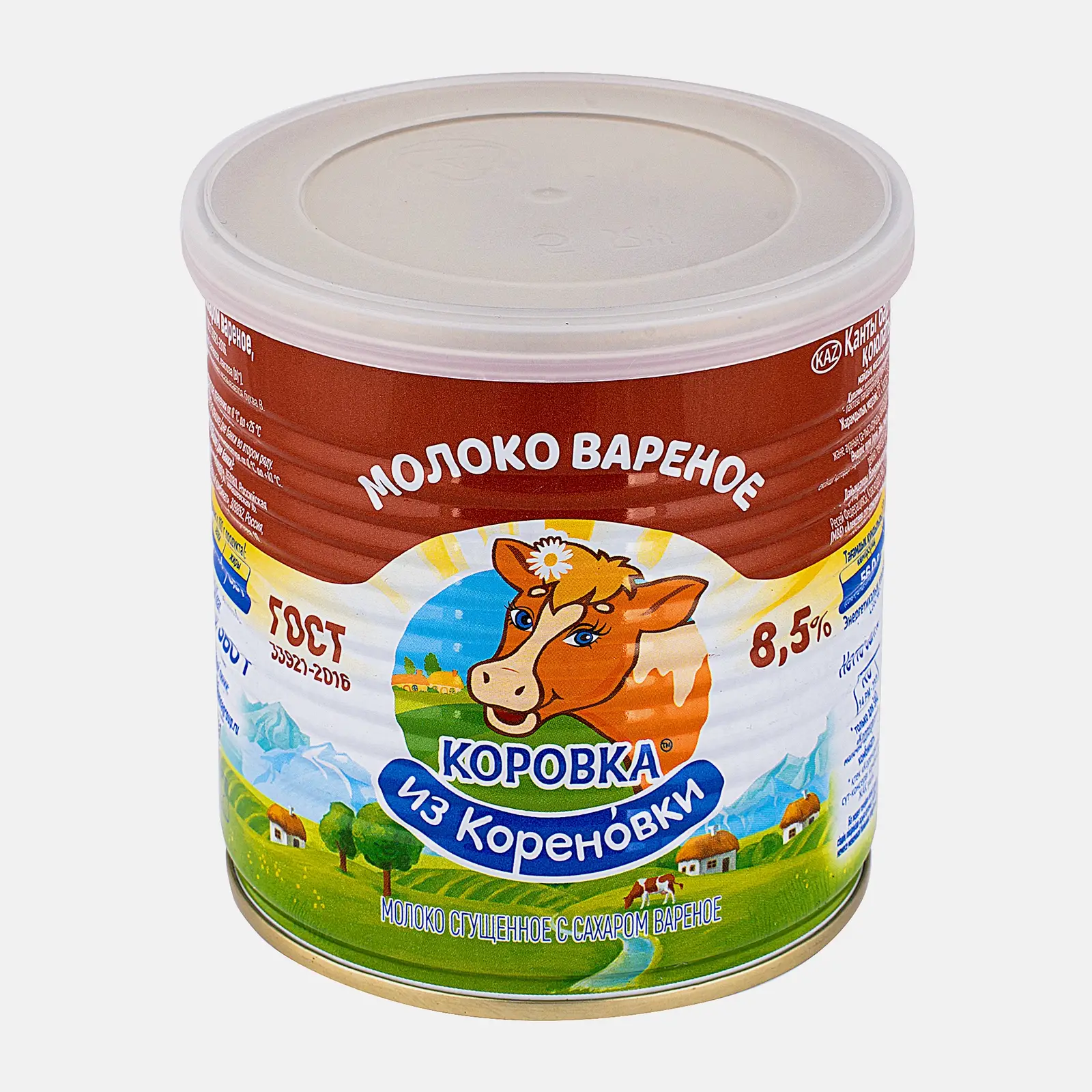 Молоко сгущ. с сах. ВАРЕНОЕ 8,5% 360г КизК БЗМЖ