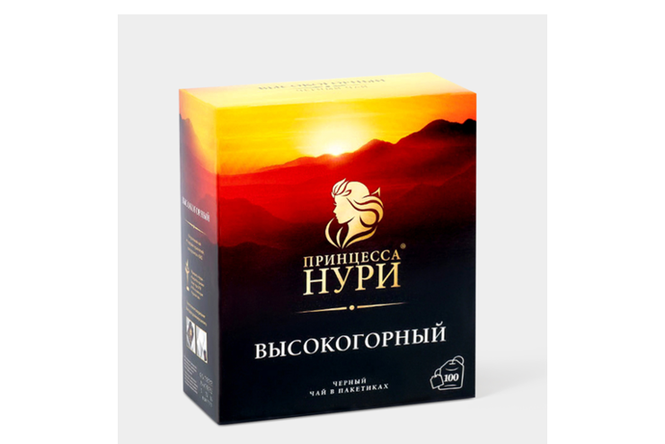 Чай черный Принцесса НУРИ Высокогорный 100пак.