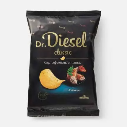 Чипсы карт. Dr.Diesel 120г Лобстер